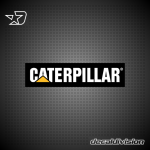Caterpillar Logo Sticker